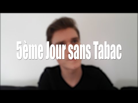 [Jour 5] (Le Calme après la t... la cigarette) Arrêt de la cigarette/tabac Video