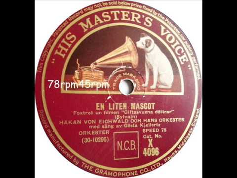 En liten Mascot   Hakan von Eichwald mit Gösta Kjellertz