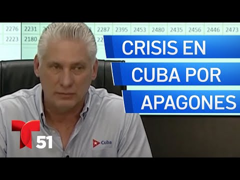 Crisis en Cuba por apagones extremos