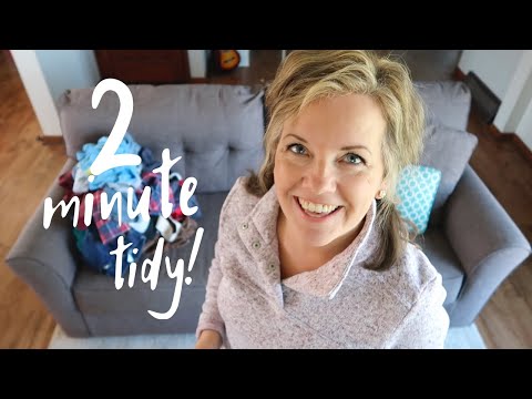 The Power of a 2 MINUTE TIDY!! Trick for Keeping Momentum Going! (Simple Living 2019) Video