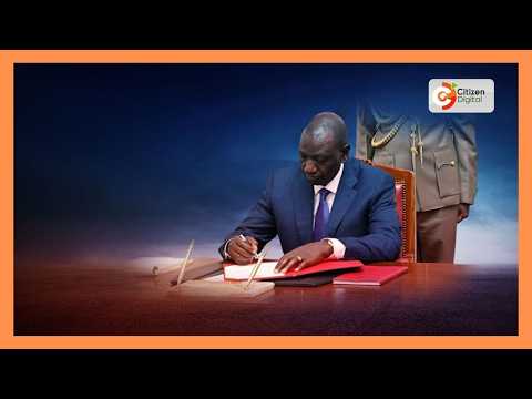 Rais Ruto atia saini mswada wa majanga kuwa sheria
