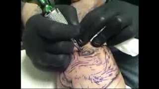 preview picture of video 'Portrait tattoo by Sean Adkins'