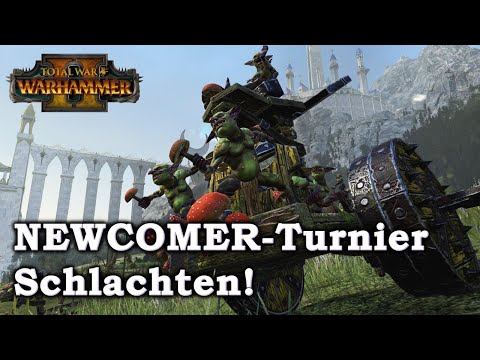 HALBFINALE NEWCOMER-Turnier Schlachten 2 STREAM  - Total War: Warhammer 2