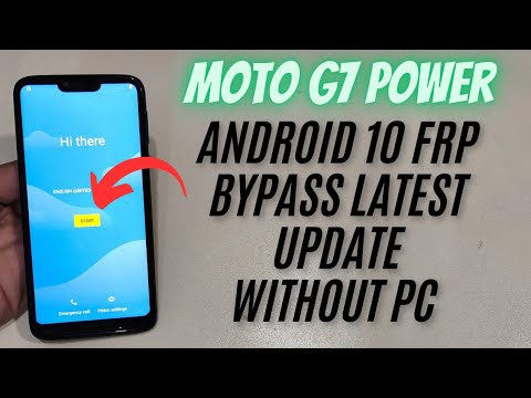 Moto G7 Power FRP Bypass Android 10 (Latest Update) | 100% Working Easy Method Without PC