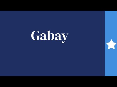 How to pronounce Gabay | Somali pronunciation