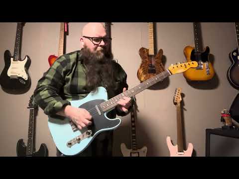 Belle Guitars Teg Workhorse - Faded Sonic Blue image 21