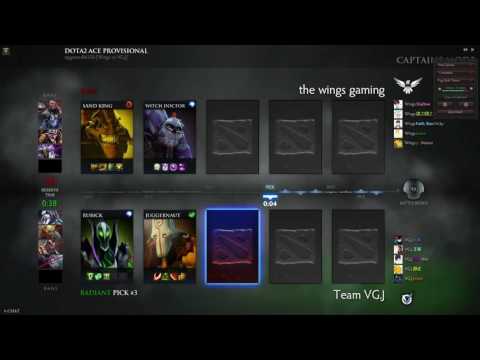 Dota 2 ACE Provisional | Wings Gaming vs VG.J Game 2