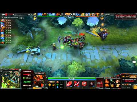 HyperX D2L Season 4 Playoffs - Na'Vi vs Fnatic (Game 3) - Western Division