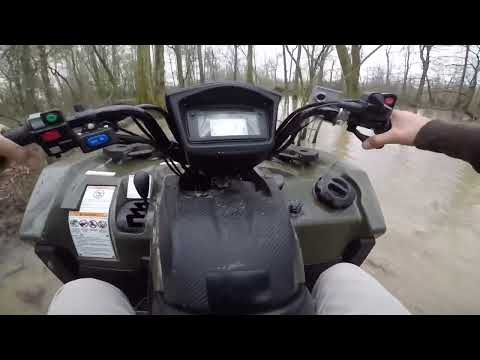 2022 Suzuki KingQuad 750/Playing in the Creek Bottoms!