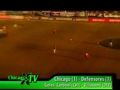 Centro de Ortega, gol de Defe // Chicago (1) vs Defensores (1)
