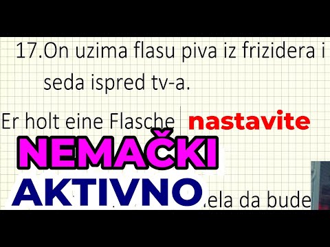 NEMAČKI POČNITE DA RAZMIŠLJATE NA NEMAČKOM - PRVI KORAK JE AKTIVNO PREVOĐENJE SA NAŠEG NA NEMAČKI
