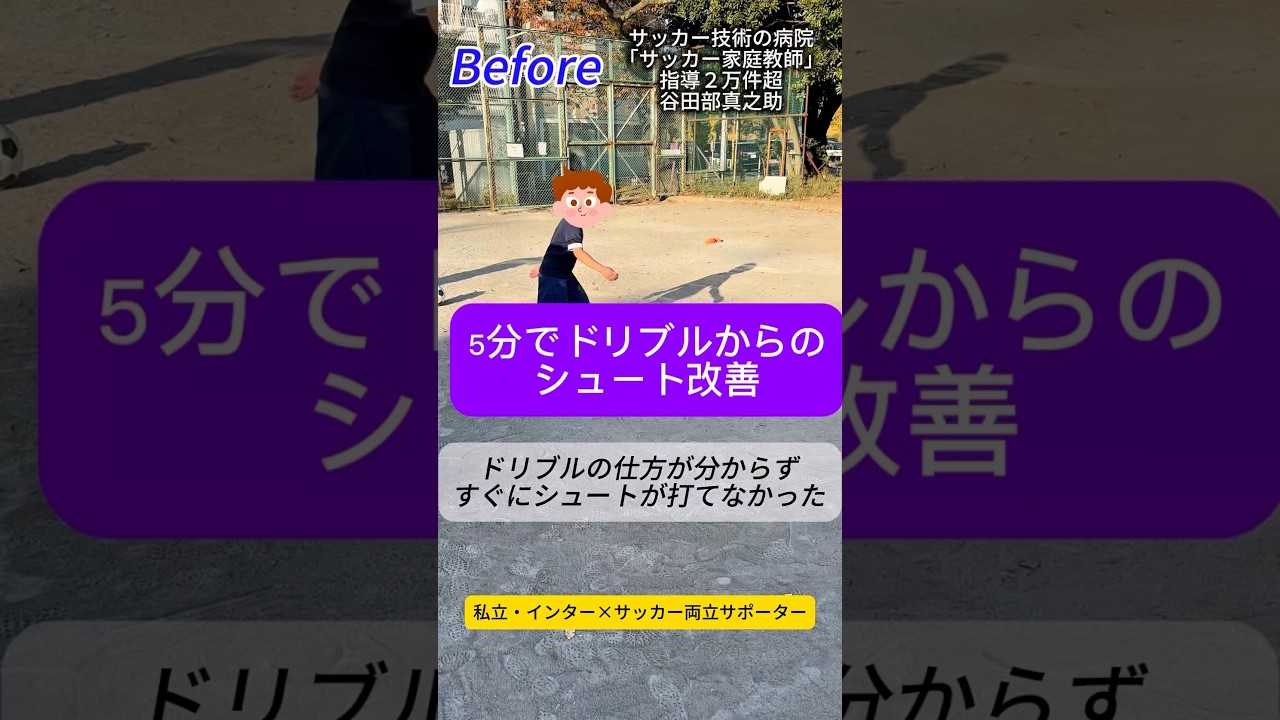 ドリブルからのシュート精度UP