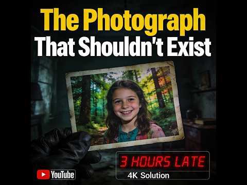 The Photograph That Shouldn't Exist  Taken 3 Hours #TrueCrime #Creepy #UnsolvedMystery #Vanished