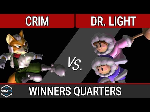 SDSU Biweekly 52 - Crim (Fox) vs. Dr. Light (ICs) - SSBM Winners Quarters - Smash Melee