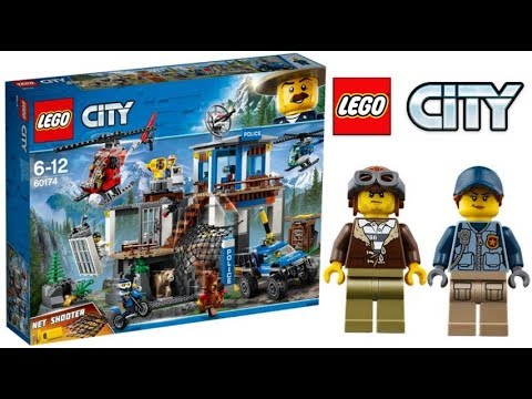 Lego City Mountain Police Headquarters 60174 - Lego Speed Build