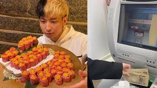 のロケマサかわいい - 会計払えずATMに…1皿2500円のうに牛を限界まで食べ続けたら支払いいくらになる?