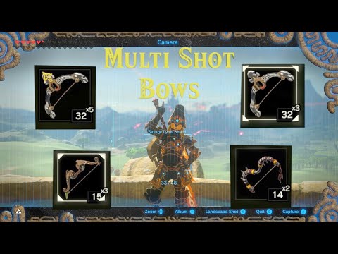 Where to find MULTI SHOT BOWS in BOTW