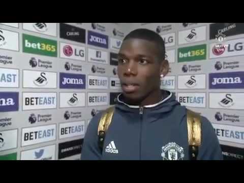 PAUL POGBA short interview after the Swansea game
