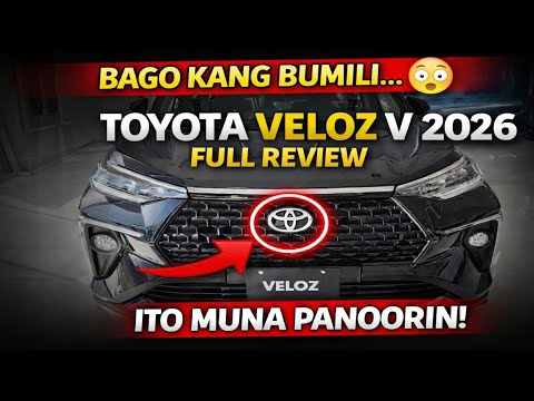 Thumbnail for Toyota Veloz V 1.5 CVT ₱1.27M Review: Worth It Ba sa Presyo?” by Toyota Veloz