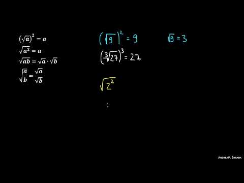 Règles de Calcul avec les Racines - Explication