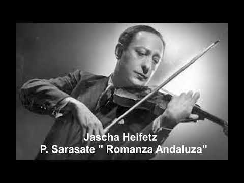 Jascha Heifetz plays P. Sarasate "Romanza Andaluza" Op 22, No 1, recorded in 1946