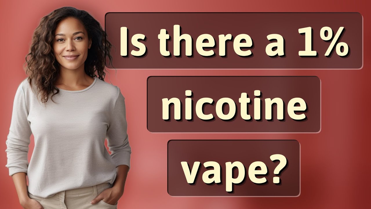 Is there a 1% nicotine vape?