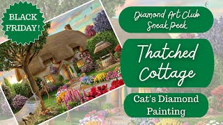 Diamond Art Club Black Friday Sneak Peek | Thatched Cottage by Adrian Chesterman