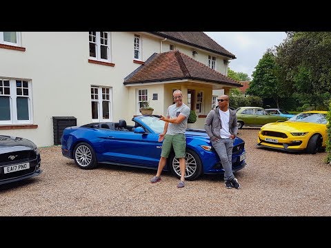 FORD MUSTANG V8 CONVERTIBLE 2017 Review with BabyGorilla81 - Joe Achilles