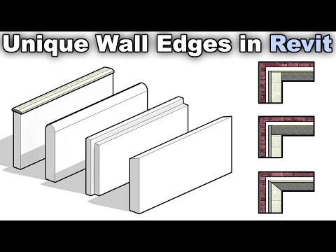 Unique Wall Edges in Revit Tutorial