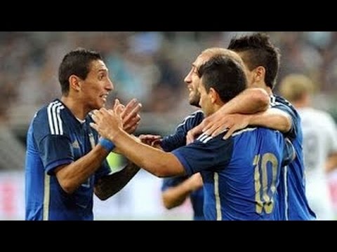 Germany 2 x 4 Argentina - All Goals - International Friendly 2014