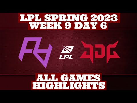 RA vs JDG - ALL GAMES Highlights | Week 9 Day 6 LPL Spring 2023 | By Pro Esports Highlights
