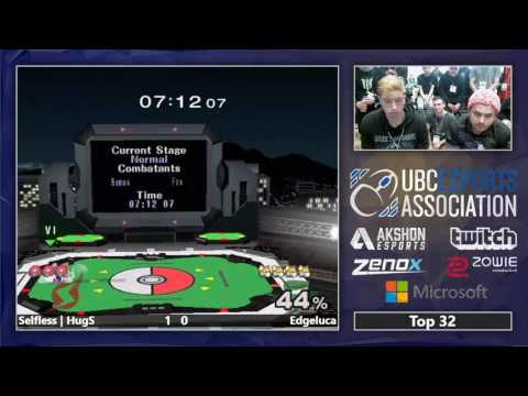 Selfless HugS vs Edgeluca Melee Top 32   Battle of BC 2