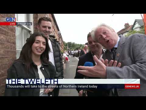 'It's lovely, I'm very impressed' | GB News speaks to 12th July Orange parade spectators!