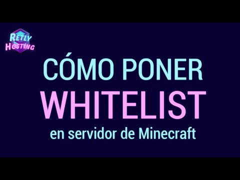 How to activate the whitelist on your Minecraft server