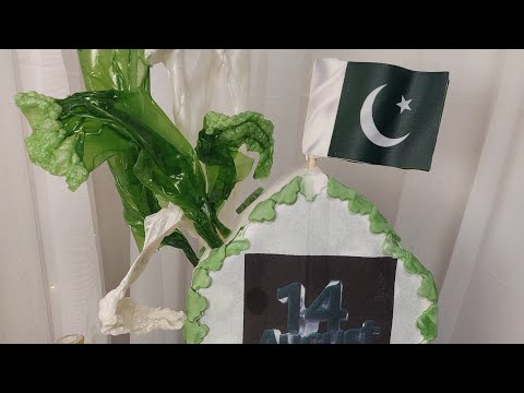 Pakistan Independence day cake by BJams Patisserie with Sadia Naveed Iqbal