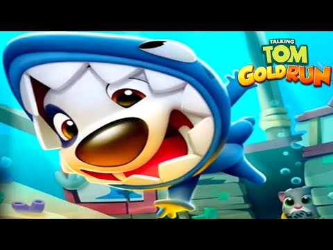 Shark Hank’s Underwater Adventure 🦈 – Talking Tom Gold Run Catch the Raccoon Ep 2