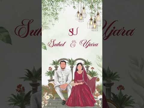 Muslim/Islamic Wedding Invitation |Video Best Wedding Invitation Videos 2023 #invitationvideo#viral