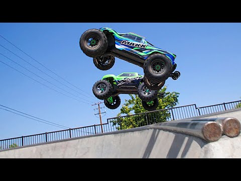 Maxx Family Skate Park Session | @Traxxas