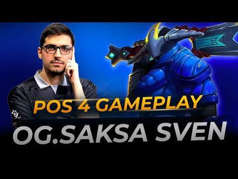 OG.Saksa plays Sven Support | Full Gameplay Dota 2 Replay