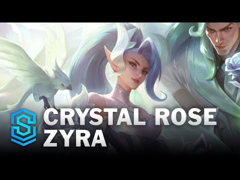 Crystal Rose Zyra Skin Spotlight - League of Legends