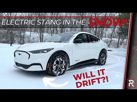 2021 Ford Mustang Mach E Dual Motor Ext. Battery Winter & Snow Test – Redline: Review