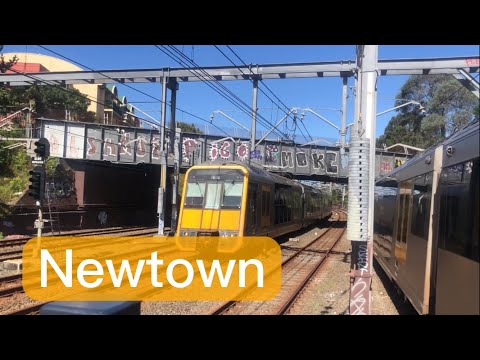 Sydney trains vlog 8: Newtown - evening peak train spotting