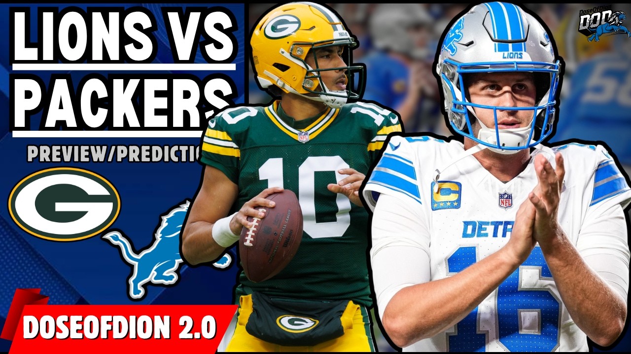 Lions vs Packers Preview | DOMINANT Trenches & BIG Plays