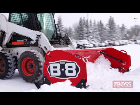 Box Plows & Skid Steer In Action