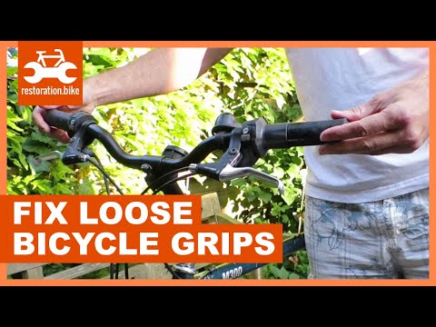 How to fix loose bicycle grips