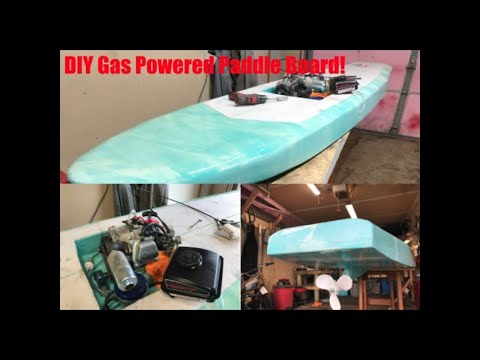 DIY Predator 79cc Gas Powered Paddle Board: Part 1/2.