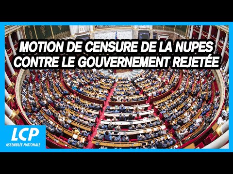 Motion de censure de la Nupes rejetée - Budget de la Sécurité sociale - 02/12/2022