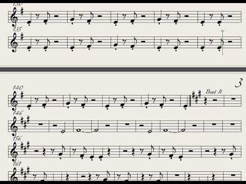 Klarinet MICHAEL JACKSON 4 Best Song Orchester Composition