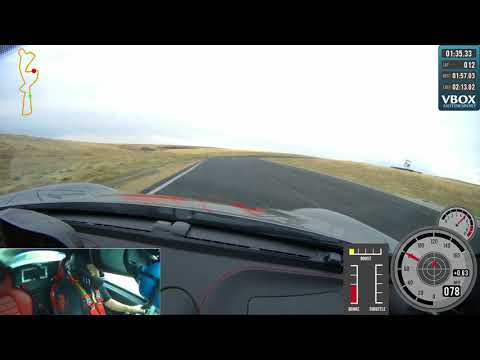 Alfa Romeo 4C in Race mode at ORP CW chasing Porsche racer