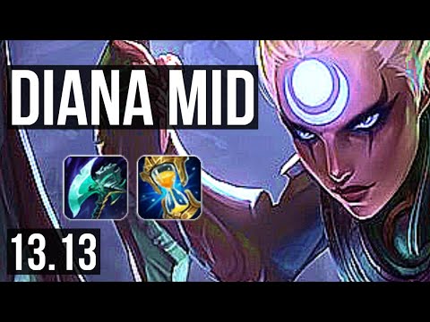 DIANA vs KAI'SA (MID) | 3.1M mastery, 2200+ games, 5/1/4 | EUW Master | 13.13